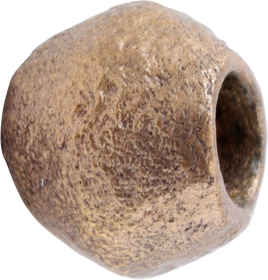 VIKING GILT BRONZE BEAD, 866-1067 AD