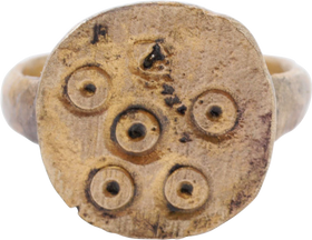 ANGLO SAXON RING, ENGLAND, 7TH-10TH CENTURY AD, SIZE 4