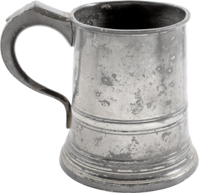 VICTORIAN PEWTER PUB MUG. From the movies! Ex: stock of Ken Paul Ltd