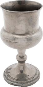 ENGLISH PEWTER CHALICE C.1822-38