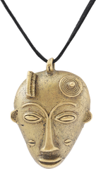 ASHANTI BRONZE MASK PENDANTS - Fagan Arms