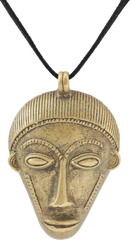 ASHANTI BRONZE MASK PENDANTS - Fagan Arms