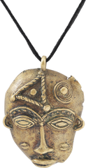 ASHANTI BRONZE MASK PENDANTS - Fagan Arms