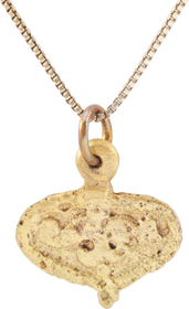 ANCIENT VIKING HEART PENDANT, 9TH-10TH CENTURY AD