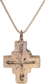 EUROPEAN RELIQUARY CROSS 7TH-10TH CENTURY