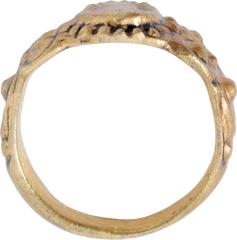 EUROPEAN BETROTHAL RING 16TH-17TH CENTURY SIZE 4 - Fagan Arms