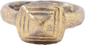FINE ROMAN PROSTITUTE'S RING, C.100-300 AD, SIZE 2 1/4