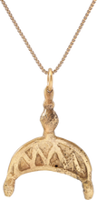 FINE VIKING LUNAR PENDANT NECKLACE, 10TH-11TH CENTURY AD