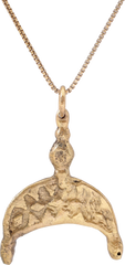 FINE VIKING LUNAR PENDANT NECKLACE, 10TH-11TH CENTURY AD - Fagan Arms