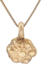 FINE ROMAN/BYZANTINE WHEEL OF FORTUNE NECKLACE, 5th-8th CENTURY AD