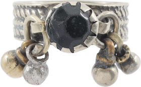 EASTERN EUROPEAN GYPSY FORTUNE TELLER’S RING, SIZE 9 ¼