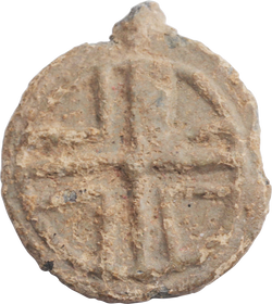 ENGLISH CHRISTIAN PILGRIM’S BADGE, 14TH-15TH CENTURY AD