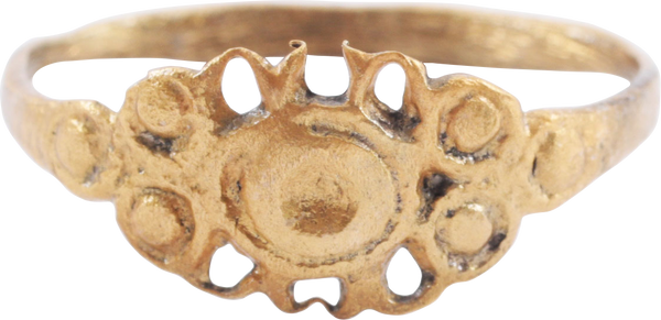 FINE EUROPEAN BETROTHAL RING, 9th-12th CENT JEWELRY, SIZE 9 3/4 – Fagan ...
