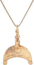 SUPERB VIKING LUNAR PENDANT NECKLACE, 9TH-10TH CENTURY AD
