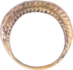 MASSIVE VIKING SPIRAL RING, SIZE 10 ¾ - Fagan Arms