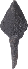 RARE AMERICAN INDIAN FORGED IRON ARROWHEAD C.1850 - Fagan Arms