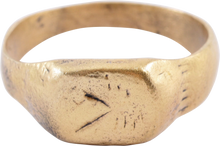 BYZANTINE/MEDIEVAL MAN’S RING C.1000-1300 AD, SIZE 9 ¼