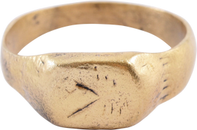 BYZANTINE/MEDIEVAL MAN’S RING C.1000-1300 AD, SIZE 9 ¼