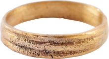FINE VIKING WEDDING RING, 10TH-11TH CENTURY AD, SIZE 3 ¾