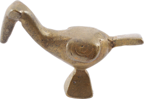 ASHANTI FIGURAL GOLD WEIGHT C.1900, ex: Sir Cecil Armitage Collection