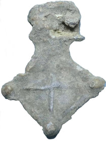 ENGLISH PILGRIM’S CHRISTIAN BADGE, 14TH-15TH CENTURY AD