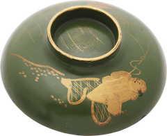 JAPANESE LACQUERED BOWL WITH COVER - Fagan Arms