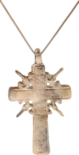 FINE LARGE EASTERN EUROPEAN CROSS, 17TH CENTURY