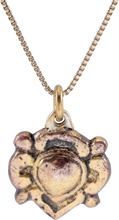 VIKING HEART PENDANT NECKLACE C.1000 AD