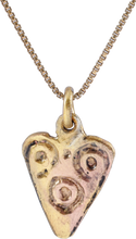 ANCIENT VIKING HEART PENDANT NECKLACE, 866-1067 AD