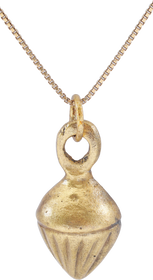 ANCIENT ROMAN SHELL PENDANT NECKLACE C.100-350 AD