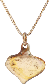 VIKING HEART PENDANT NECKLACE, C.950-1050 AD