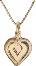 ANCIENT VIKING HEART PENDANT NECKLACE, 866-1067 AD