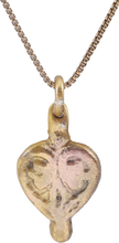 VIKING HEART PENDANT NECKLACE, C.950-1050 AD
