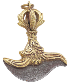 TIBETAN NECROMANTIC BRAIN CHOPPER GRI-GUG, 1950's