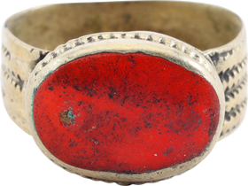 EASTERN EUROPEAN GYPSY RING, SIZE 9 ¾