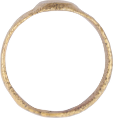 LATE MEDIEVAL WOMAN'S FASHION RING, SIZE 8 ¼ - Fagan Arms