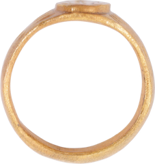 LATE MEDIEVAL WOMAN'S FASHION RING, SIZE 6 1/2 - Fagan Arms