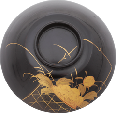 JAPANESE LACQUER BOWL OWAN BEFORE 1912 - Fagan Arms
