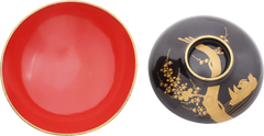 JAPANESE LACQUERED COVERED BOWL, Meiji Period, 1868-1912 - Fagan Arms
