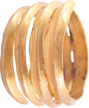 FINE VIKING COIL RING 850-1050 AD, SIZE 10 ¼