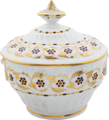 FINE FIRST PERIOD WORCESTER SUGAR BOWL - Fagan Arms
