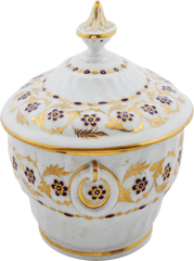 FINE FIRST PERIOD WORCESTER SUGAR BOWL - Fagan Arms