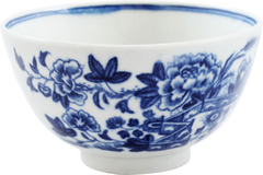 ENGLISH EXPORT PORCELAIN TEA BOWL AND UNDER BOWL, DR. WALL PERIOD, C.1770-83 - Fagan Arms