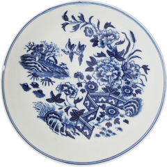ENGLISH EXPORT PORCELAIN TEA BOWL AND UNDER BOWL, DR. WALL PERIOD, C.1770-83 - Fagan Arms