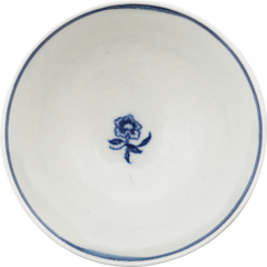ENGLISH EXPORT PORCELAIN TEA BOWL AND UNDER BOWL, DR. WALL PERIOD, C.1770-83 - Fagan Arms