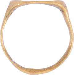 ROMAN FIGURAL RING, 2ND CENT AD, SIZE 10 ½ - Fagan Arms