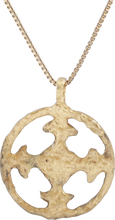 CRUSADER'S CROSS PENDANT NECKLACE, 11TH-13TH CENTURY