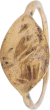 GRECO ROMAN FIGURAL RING C. 200-100BC 9 1/2
