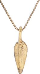 ANCIENT GREEK ARROWHEAD PENDANT NECKLACE, C.7TH-3RD CENTURY BC - Fagan Arms