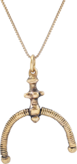 ANCIENT VIKING LUNAR PENDANT NECKLACE, C.900-1000 AD - Fagan Arms